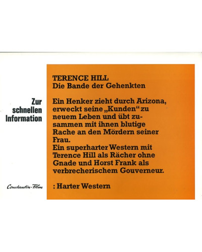 Get the Coffin Ready (Terence Hill) 12 LCs + 4 Text Cards