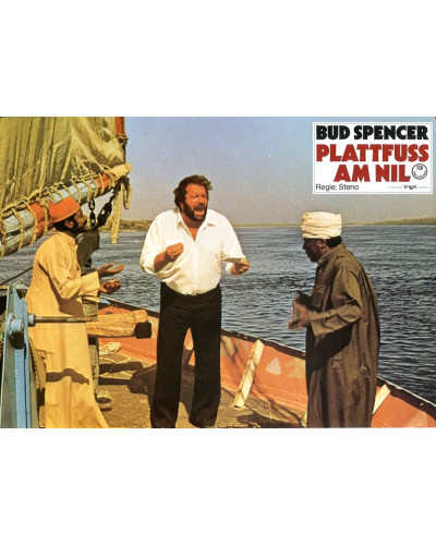 Plattfuss am Nil (Bud Spencer) 24 Aushangfotos
