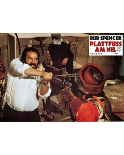 Plattfuss am Nil (Bud Spencer) 24 Aushangfotos