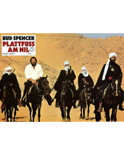 Plattfuss am Nil (Bud Spencer) 24 Aushangfotos