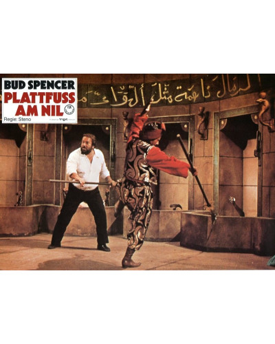 Plattfuss am Nil (Bud Spencer) 24 Aushangfotos