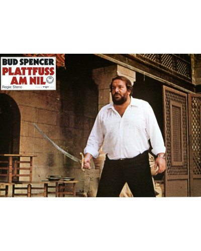 Plattfuss am Nil (Bud Spencer) 24 Aushangfotos