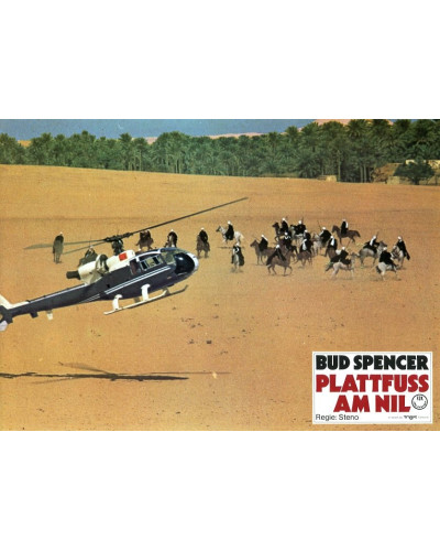 Plattfuss am Nil (Bud Spencer) 24 Aushangfotos
