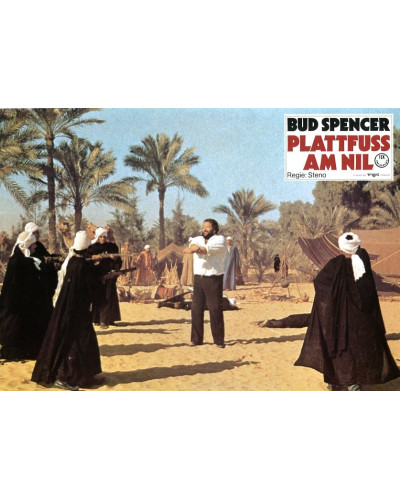 Plattfuss am Nil (Bud Spencer) 24 Aushangfotos