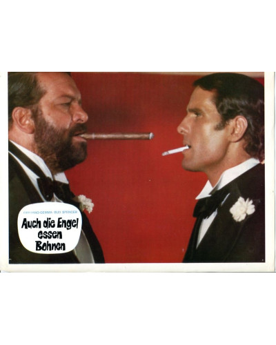 Auch die Engel essen Bohnen (Bud Spencer) 15 Aushangfotos + 4 Texttafeln
