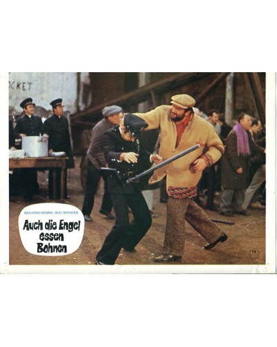 Auch die Engel essen Bohnen (Bud Spencer) 15 Aushangfotos + 4 Texttafeln