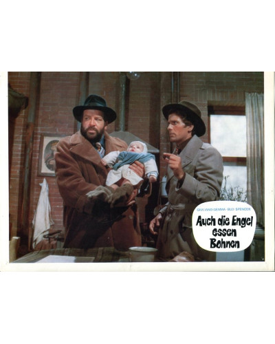 Auch die Engel essen Bohnen (Bud Spencer) 15 Aushangfotos + 4 Texttafeln