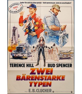 Zwei bärenstarke Typen (Terence Hill, Bud Spencer) Filmplakat A1