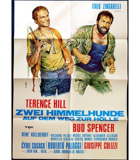 Zwei Himmelhunde auf dem Weg zur Hölle (T. Hill, Bud Spencer) Plakat A1