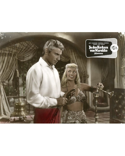 In den Kerkern von Marokko (Jeff Chandler) 6 Aushangfotos (1954)
