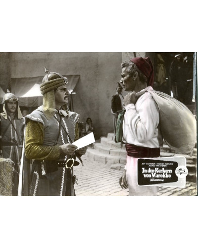 In den Kerkern von Marokko (Jeff Chandler) 6 Aushangfotos (1954)