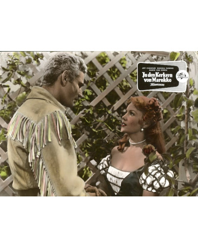 In den Kerkern von Marokko (Jeff Chandler) 6 Aushangfotos (1954)