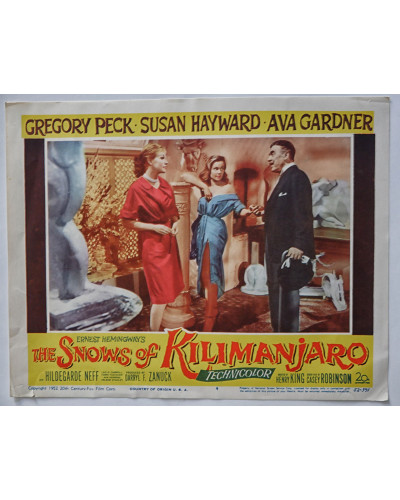 The Snows of Kilimanjaro (Hildegard Knef) US Lobby Card from 1952
