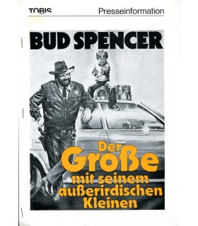 Der Grosse mit seinem ausserirdischen Kleinen (Bud Spencer) Presseheft + 3 Pressefotos