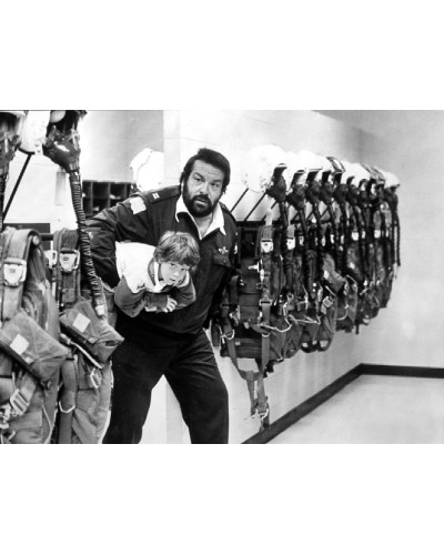 Der Grosse mit seinem ausserirdischen Kleinen (Bud Spencer) Presseheft + 3 Pressefotos